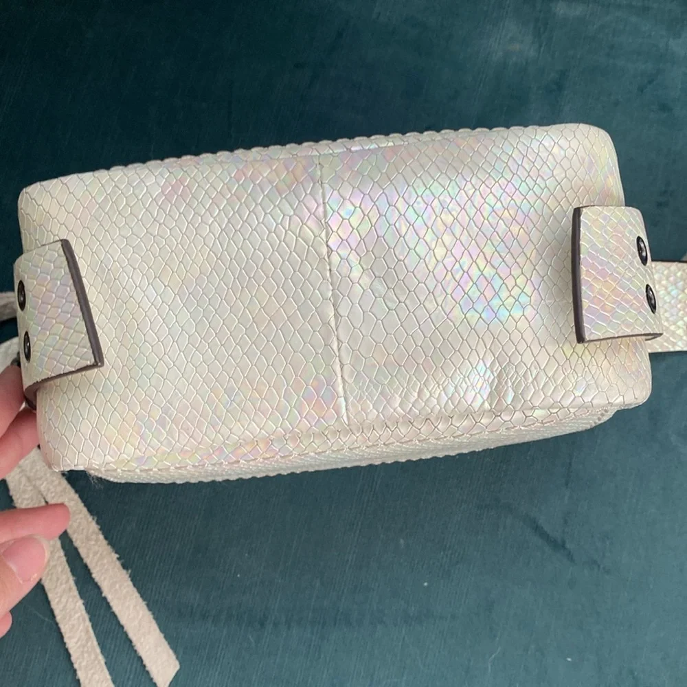 Aimee Kestenberg Cooper Hologram Snake Embossed Leather Crossbody Bag - Picture 11 of 14